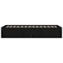 Estructura de cama negra 90x200 cm de , Camas y somieres - Ref: Foro24-3203825, Precio: 118,52 €, Descuento: %