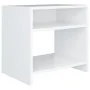 Mesita de noche madera contrachapada blanco 40x30x40 cm de vidaXL, Mesitas de noche - Ref: Foro24-800009, Precio: 32,62 €, De...