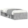 Betongrauer Bettrahmen 75x190 cm von , Betten und Lattenroste - Ref: Foro24-3203848, Preis: 113,07 €, Rabatt: %