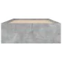 Concrete gray bed frame 90x190 cm by , Beds and slatted bases - Ref: Foro24-3203841, Price: 106,23 €, Discount: %