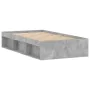Concrete gray bed frame 90x190 cm by , Beds and slatted bases - Ref: Foro24-3203841, Price: 106,23 €, Discount: %