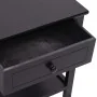 Black wooden nightstand by vidaXL, Nightstands - Ref: Foro24-242872, Price: 48,50 €, Discount: %