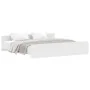 Estructura de cama con cabecero piecero blanco 200x200 cm de , Camas y somieres - Ref: Foro24-3203733, Precio: 125,82 €, Desc...