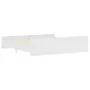 Estructura de cama con cabecero piecero blanco 200x200 cm de , Camas y somieres - Ref: Foro24-3203733, Precio: 125,82 €, Desc...