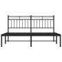 Bettgestell mit schwarzem Metallkopfteil 160x200 cm von , Betten und Lattenroste - Ref: Foro24-373694, Preis: 107,58 €, Rabat...