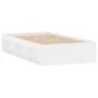 White bed frame 100x200 cm by , Beds and slatted bases - Ref: Foro24-3203831, Price: 121,30 €, Discount: %