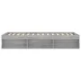 Sonoma gray bed frame 100x200 cm by , Beds and slatted bases - Ref: Foro24-3203836, Price: 118,94 €, Discount: %