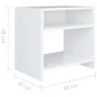 Nachttische 2 Stück weißes Sperrholz 40x30x40 cm von vidaXL, Nachttische - Ref: Foro24-800010, Preis: 45,53 €, Rabatt: %
