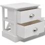 White French nightstand by vidaXL, Nightstands - Ref: Foro24-242886, Price: 58,94 €, Discount: %
