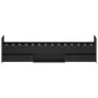 Bed frame with black headboard and footboard 75x190 cm by , Beds and slatted bases - Ref: Foro24-3203818, Price: 134,94 €, Di...