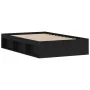 Black bed frame 120x200 cm by vidaXL, Beds and slatted bases - Ref: Foro24-3203853, Price: 174,53 €, Discount: %