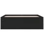Black bed frame 120x200 cm by vidaXL, Beds and slatted bases - Ref: Foro24-3203853, Price: 174,53 €, Discount: %
