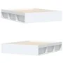 White bed frame 140x200 cm by vidaXL, Beds and slatted bases - Ref: Foro24-3203859, Price: 178,72 €, Discount: %