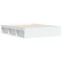 White bed frame 140x200 cm by vidaXL, Beds and slatted bases - Ref: Foro24-3203859, Price: 178,72 €, Discount: %
