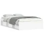 Estructura de cama blanca 120x200 cm de vidaXL, Camas y somieres - Ref: Foro24-3203852, Precio: 169,78 €, Descuento: %
