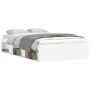 Estructura de cama blanca 120x200 cm de vidaXL, Camas y somieres - Ref: Foro24-3203852, Precio: 169,78 €, Descuento: %