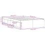 Weißer Bettrahmen 120x200 cm von vidaXL, Betten und Lattenroste - Ref: Foro24-3203852, Preis: 169,78 €, Rabatt: %