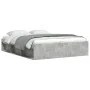Concrete gray bed frame 140x190 cm by vidaXL, Beds and slatted bases - Ref: Foro24-3203904, Price: 171,06 €, Discount: %