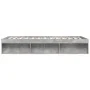 Concrete gray bed frame 140x190 cm by vidaXL, Beds and slatted bases - Ref: Foro24-3203904, Price: 171,06 €, Discount: %