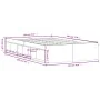 Schwarzer Bettrahmen 120x190 cm von vidaXL, Betten und Lattenroste - Ref: Foro24-3203895, Preis: 141,61 €, Rabatt: %