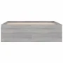 Grauer Sonoma-Bettrahmen 120x200 cm von vidaXL, Betten und Lattenroste - Ref: Foro24-3203857, Preis: 198,98 €, Rabatt: %