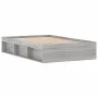 Grauer Sonoma-Bettrahmen 120x200 cm von vidaXL, Betten und Lattenroste - Ref: Foro24-3203857, Preis: 198,98 €, Rabatt: %
