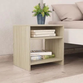 Bedside table made of oak plywood in Sonoma finish, measuring 40x30x40 cm. by vidaXL, Nightstands - Ref: Foro24-800015, Price...