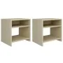 Nachttische 2 Stück Sonoma-Eiche-Sperrholz 40x30x39 cm von vidaXL, Nachttische - Ref: Foro24-800016, Preis: 45,05 €, Rabatt: %