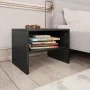 Mesitas de noche 2 uds madera contrachapada negro 40x30x30 cm de vidaXL, Mesitas de noche - Ref: Foro24-800066, Precio: 40,14...