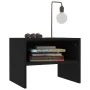 Mesitas de noche 2 uds madera contrachapada negro 40x30x30 cm de vidaXL, Mesitas de noche - Ref: Foro24-800066, Precio: 40,14...