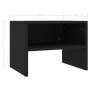 Mesitas de noche 2 uds madera contrachapada negro 40x30x30 cm de vidaXL, Mesitas de noche - Ref: Foro24-800066, Precio: 40,14...