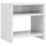 Nachttisch aus glänzend weißem Sperrholz, 40 x 30 x 40 cm von vidaXL, Nachttische - Ref: Foro24-800021, Preis: 32,22 €, Rabat...