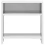 Nachttisch aus glänzend weißem Sperrholz, 40 x 30 x 40 cm von vidaXL, Nachttische - Ref: Foro24-800021, Preis: 32,22 €, Rabat...