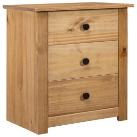 Panama style solid pine wood bedside table 46x40x57 cm by vidaXL, Nightstands - Ref: Foro24-282652, Price: 100,21 €, Discount: %