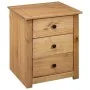 Panama style solid pine wood bedside table 46x40x57 cm by vidaXL, Nightstands - Ref: Foro24-282652, Price: 100,21 €, Discount: %