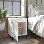 Bedside tables with white metal legs 40x30x50 cm by vidaXL, Nightstands - Ref: Foro24-805834, Price: 50,94 €, Discount: %