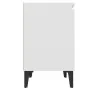 Bedside tables with white metal legs 40x30x50 cm by vidaXL, Nightstands - Ref: Foro24-805834, Price: 50,94 €, Discount: %