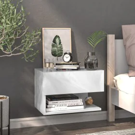 White wall bedside table by vidaXL, Nightstands - Ref: Foro24-810953, Price: 41,36 €, Discount: %