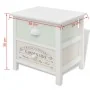Mesitas de noche de estilo francés de madera 2 unidades de vidaXL, Mesitas de noche - Ref: Foro24-242875, Precio: 86,04 €, De...