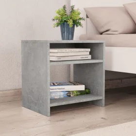 Nachttisch aus grauem Beton-Sperrholz 40x30x40 cm von vidaXL, Nachttische - Ref: Foro24-800017, Preis: 29,22 €, Rabatt: %