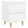 Bedside tables 2 pcs solid wood legs white 40x35x50 cm by vidaXL, Nightstands - Ref: Foro24-805852, Price: 73,65 €, Discount: %