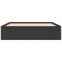 Estructura de cama negra 150x200 cm de vidaXL, Camas y somieres - Ref: Foro24-3203867, Precio: 143,87 €, Descuento: %