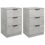 Nightstands 2 units concrete gray color 40x36x65 cm by vidaXL, Nightstands - Ref: Foro24-811277, Price: 83,47 €, Discount: %