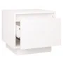 Solid white pine wood bedside table 35x34x32 cm by vidaXL, Nightstands - Ref: Foro24-813397, Price: 46,50 €, Discount: %