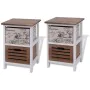 Mesitas de noche 2 unidades madera by vidaXL, Nightstands - Ref: Foro24-242883, Price: 87,59 €, Discount: %