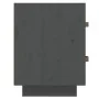 Solid gray pine wood bedside table 40x34x45 cm by vidaXL, Nightstands - Ref: Foro24-818329, Price: 53,94 €, Discount: %