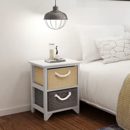 Mesitas de noche 2 unidades madera de vidaXL, Mesitas de noche - Ref: Foro24-242889, Precio: 94,97 €, Descuento: %