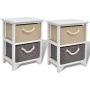 Mesitas de noche 2 unidades madera de vidaXL, Mesitas de noche - Ref: Foro24-242889, Precio: 94,97 €, Descuento: %