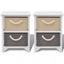 Mesitas de noche 2 unidades madera de vidaXL, Mesitas de noche - Ref: Foro24-242889, Precio: 94,97 €, Descuento: %