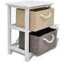 Mesitas de noche 2 unidades madera de vidaXL, Mesitas de noche - Ref: Foro24-242889, Precio: 94,97 €, Descuento: %